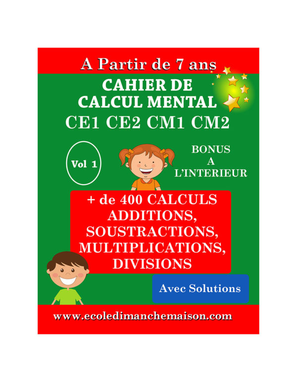 Cahier de Calcul Mental