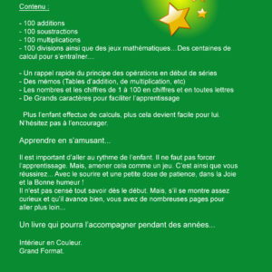 CAHIER DE CALCUL MENTAL CE1 CE2 CM1 CM2