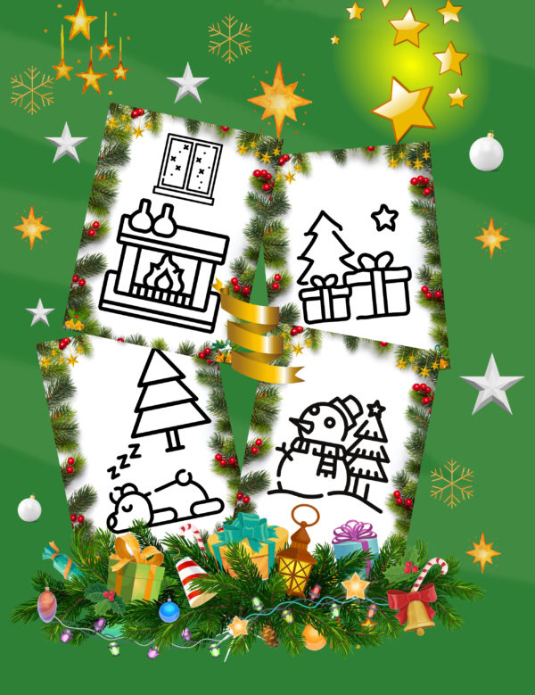 Coloriage Noël 2 ans